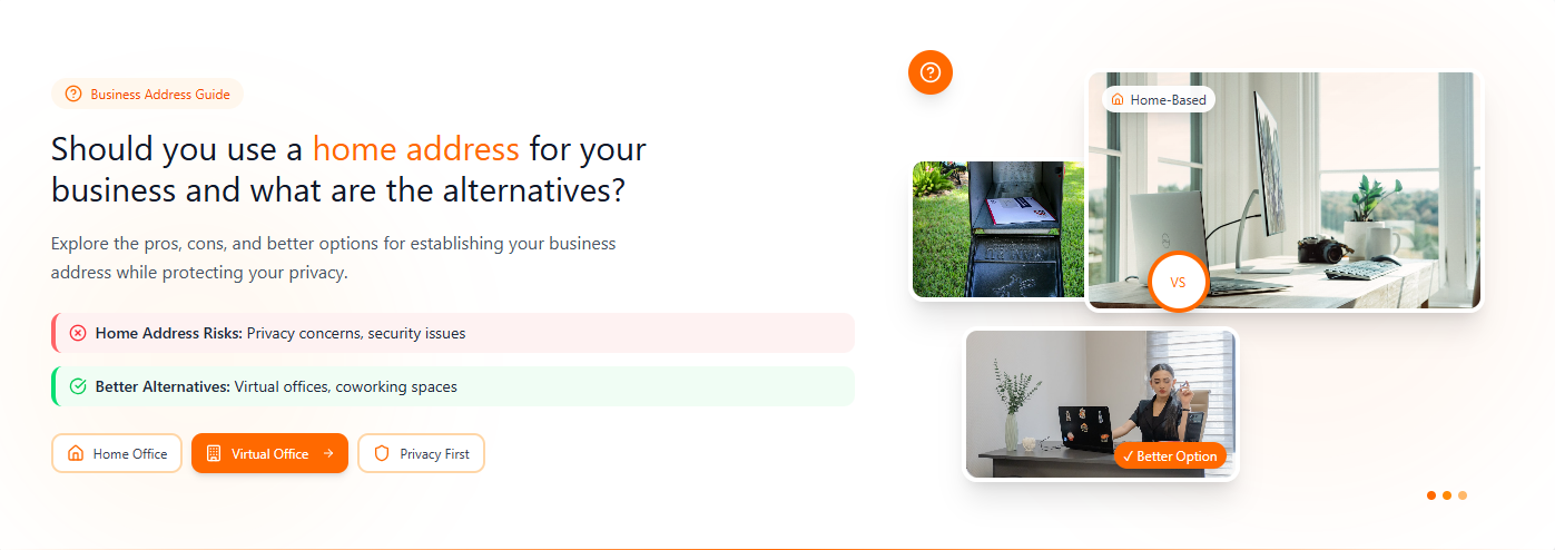 Should you use a home address for your business and what are the alternatives?